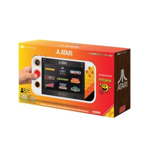 my arcade atari gamestation go handheld console