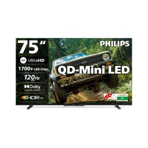 philips 75 inch 4k qd mini led google tv 75mled610