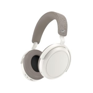 sennheiser momentum 4 wireless over ear headphones with anc, 60 hours battery, customizable sound, 4 digital mics, multipoint connectivity, 2 year warranty, white